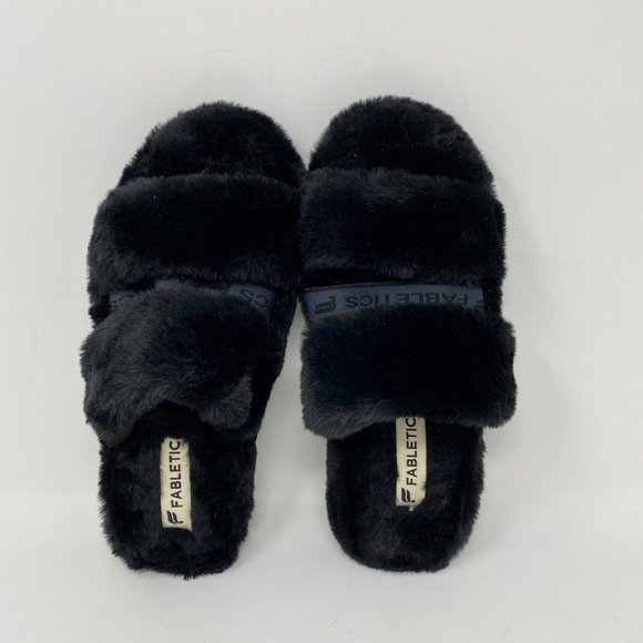 Fabletics Snug Strap Slipper Fuzzy Women Size 8 - Picture 6 of 13